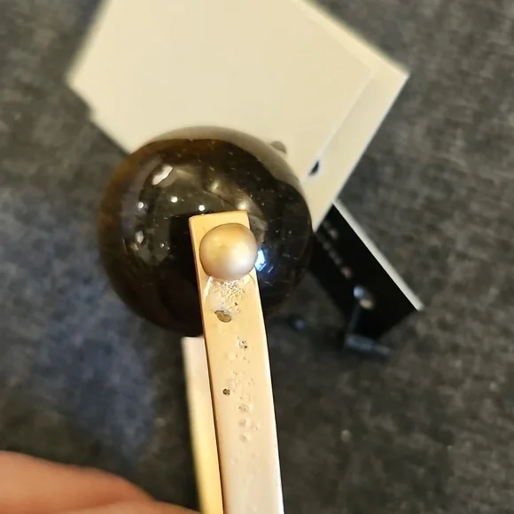 NWT Kim Seybert set of 4 tiger eye napkin ring - Picture 3 of 15